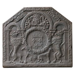 French Louis XIII Style 'Arms of France' Fireback / Backsplash
