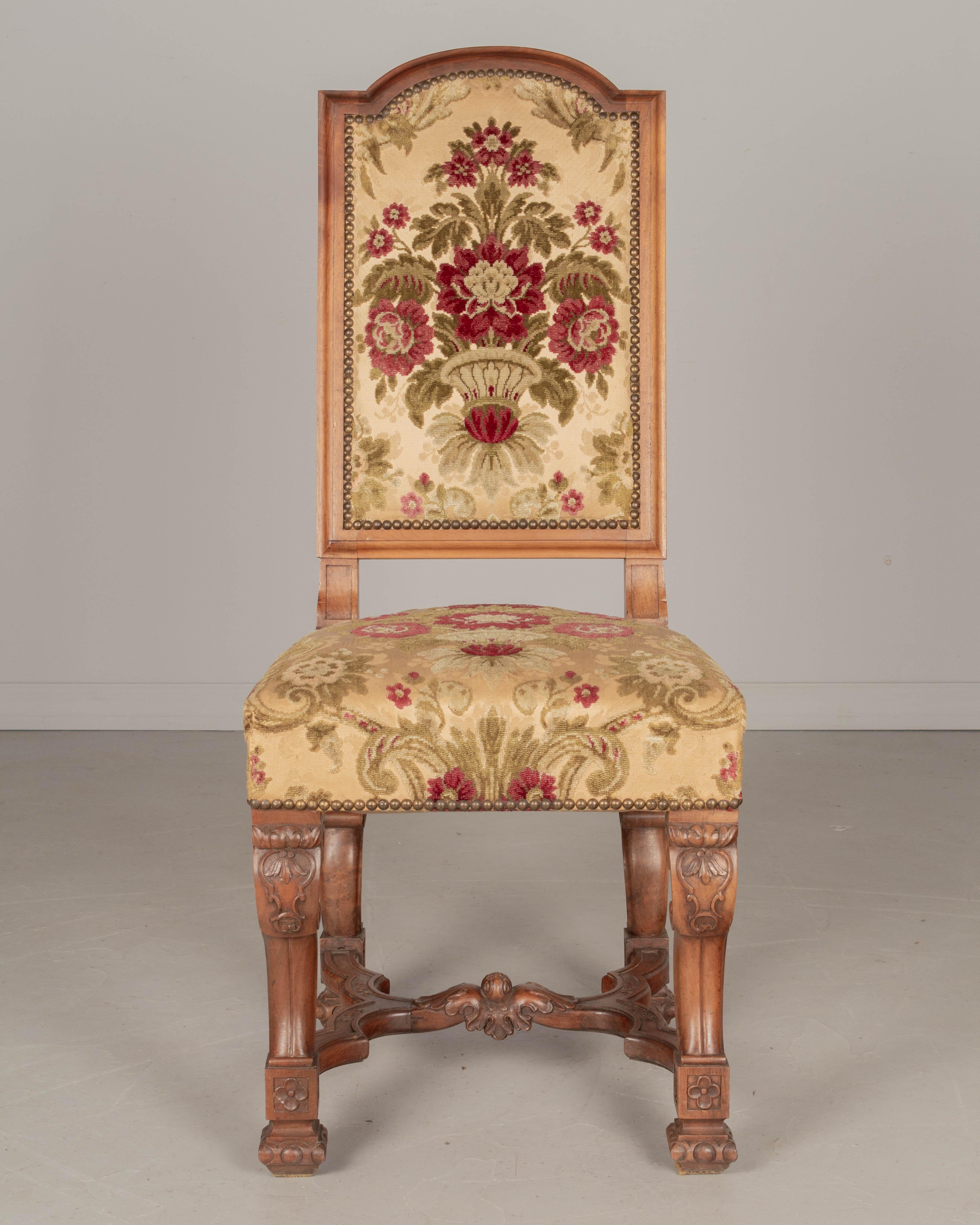 Esszimmerstühle im französischen Louis-XIII-Stil, 8er-Set im Angebot 1