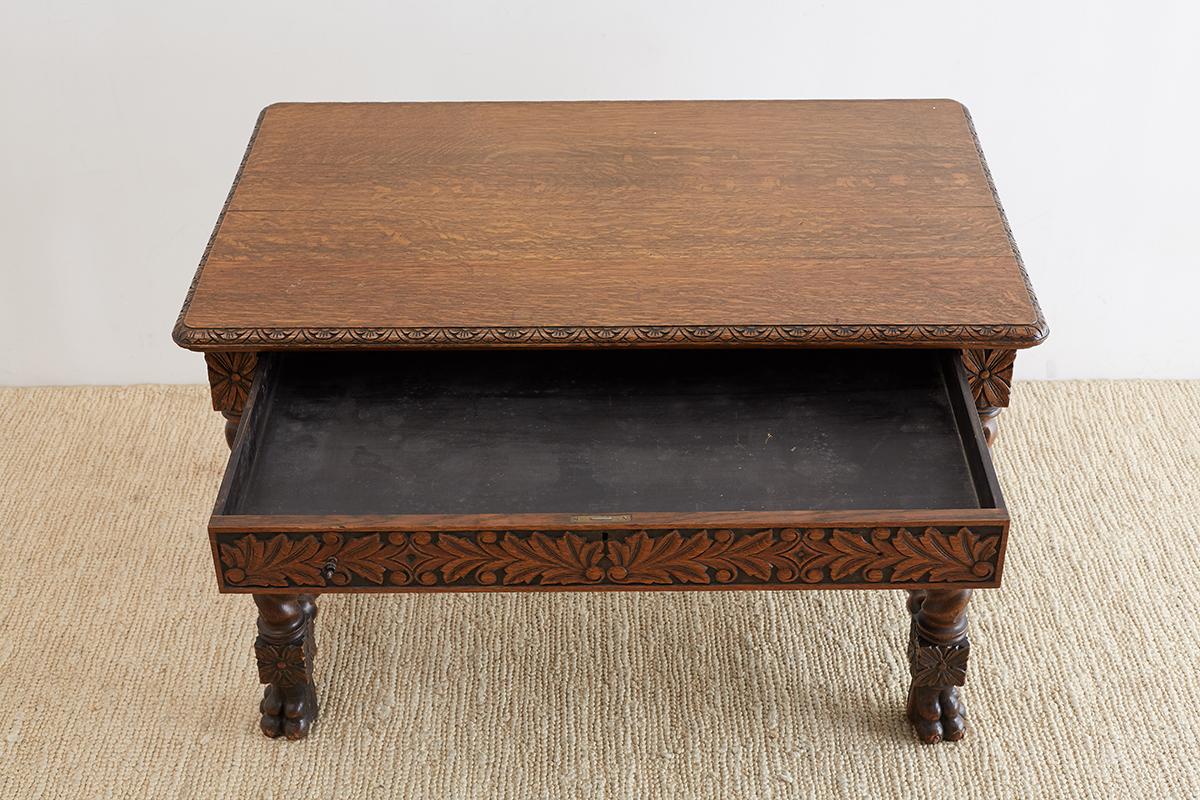 19th Century French Louis XIII Style Library Table or Desk