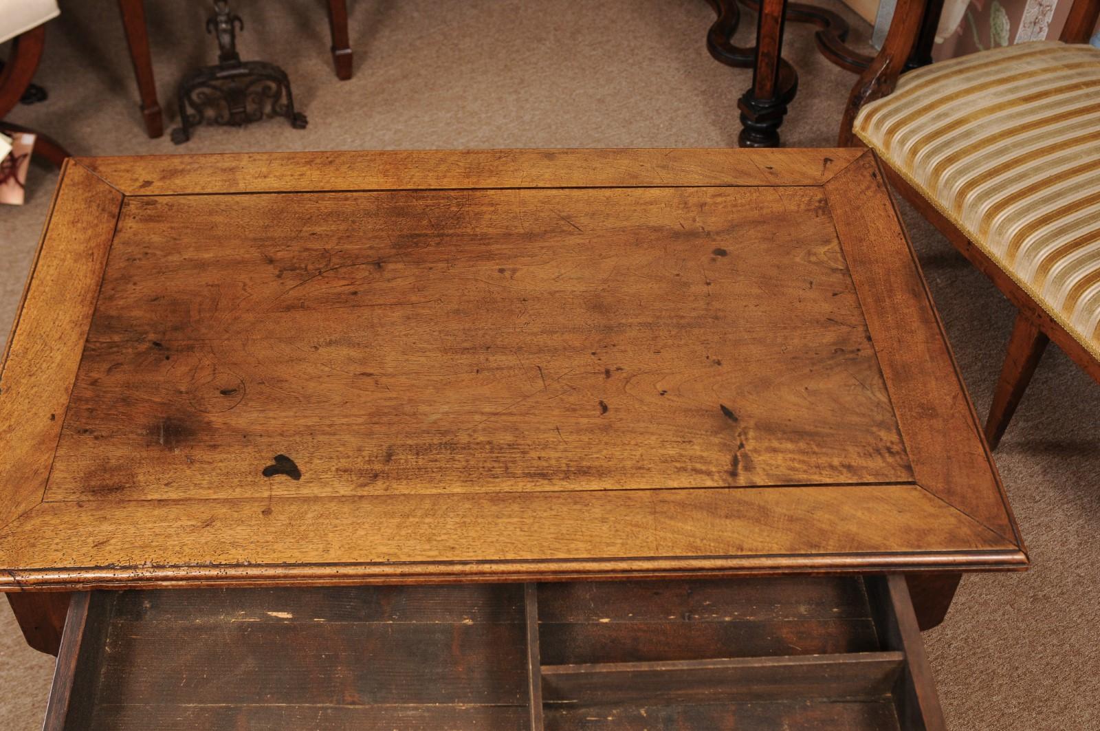 French Louis XIII Style Walnut Table, 19th Century 2