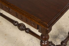 French Louis XIII Style Walnut Writing Table, Provence, Early 20th Century