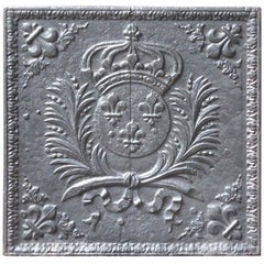 French Louis XIV 'Arms of France' Fireback, 18th Century