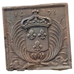 Parafuoco francese Luigi XIV 'Arms of France', XVII secolo