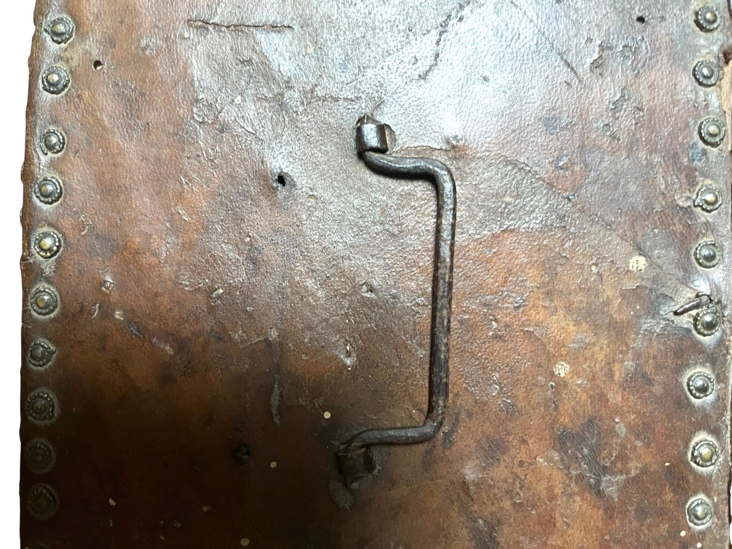 Scatola francese Luigi XIV - Legno rivestito in pelle - Francia - 17°-18° secolo in vendita 5