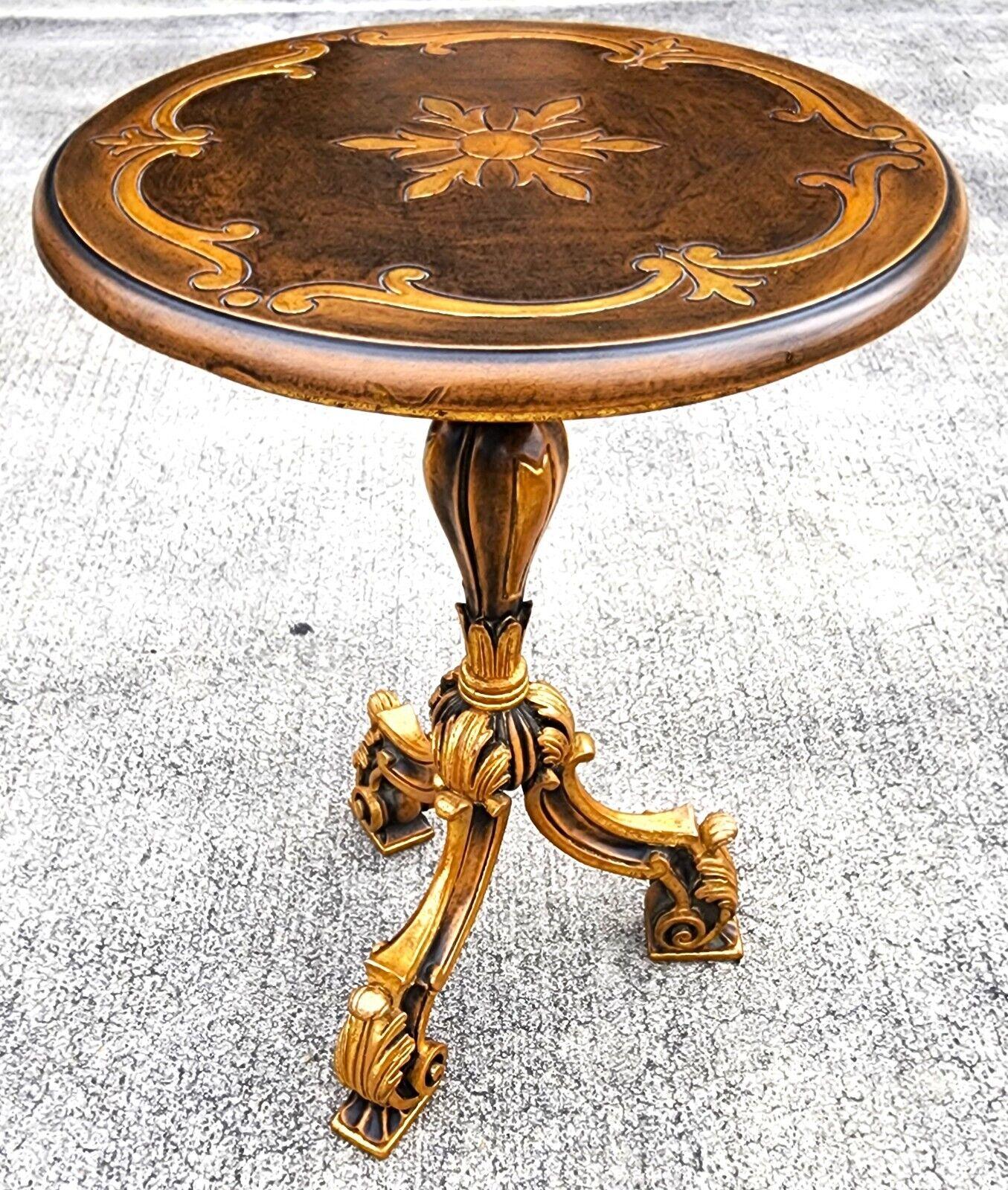 For FULL item description click on CONTINUE READING at the bottom of this page.

Offering One Of Our Recent Palm Beach Estate Fine Furniture Acquisitions Of A 
French Louis XIV Occasional Table by Decorative Crafts
This beautiful round wood table is