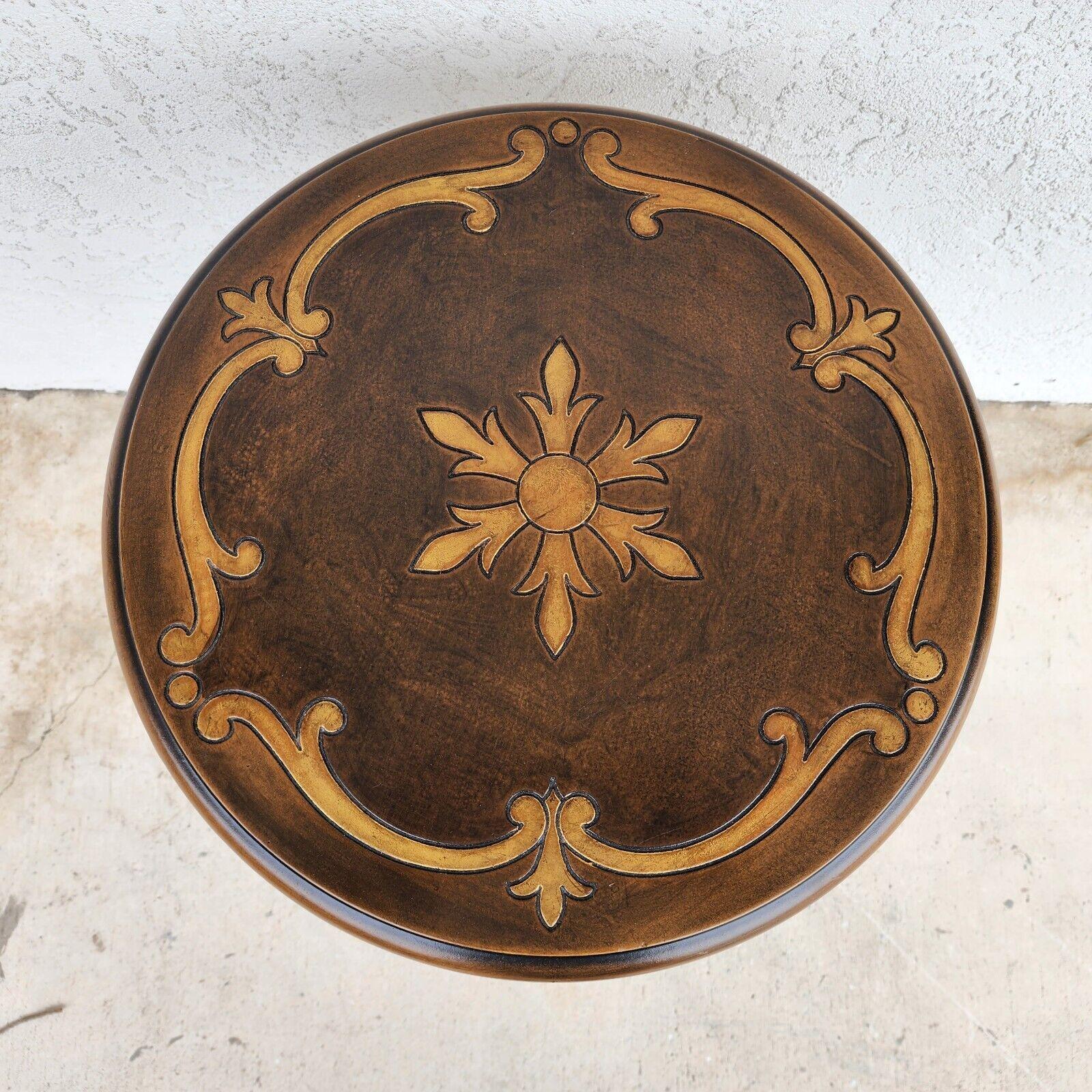 Carved French Louis XIV Occasional Table by Decorative Crafts