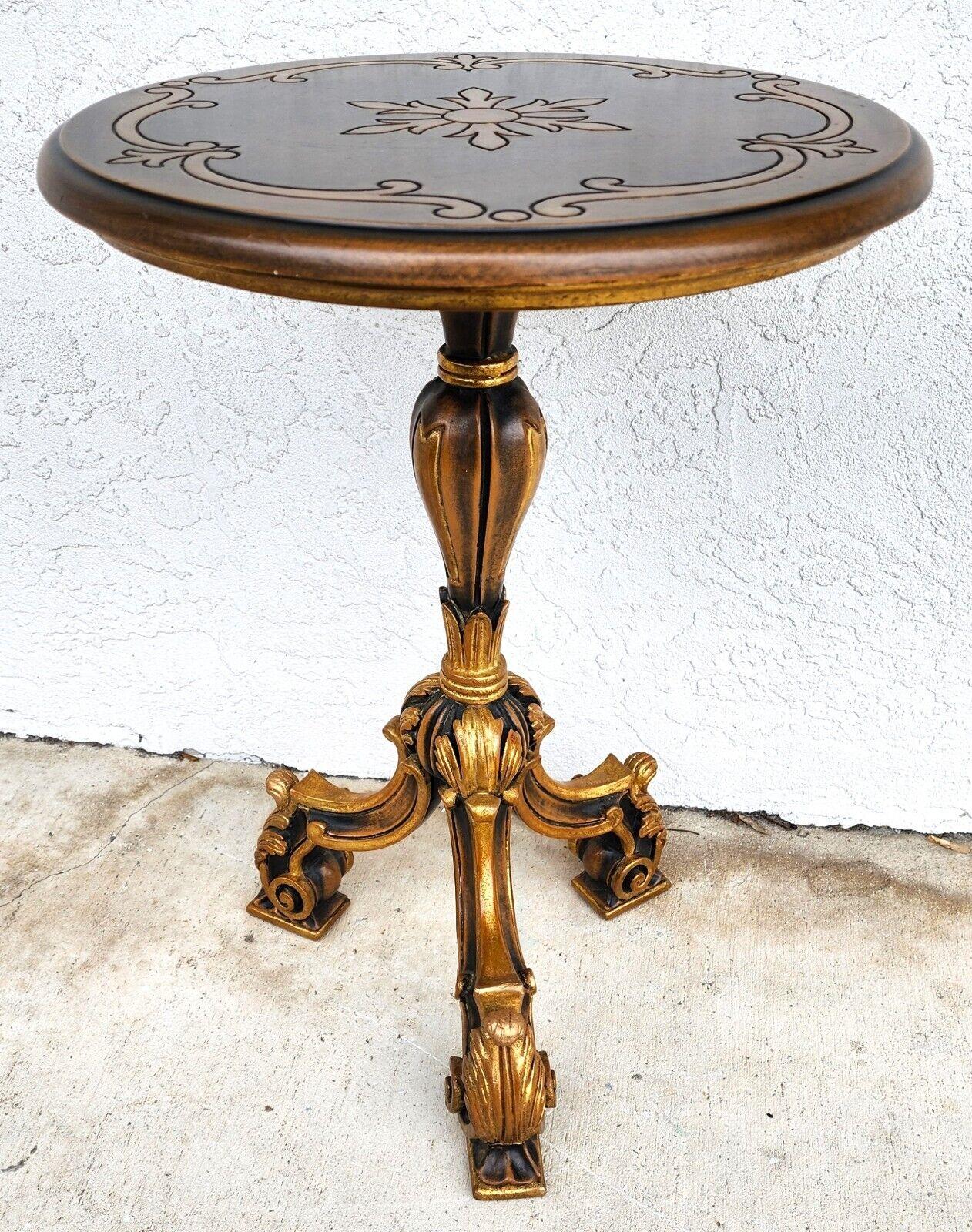 Wood French Louis XIV Occasional Table by Decorative Crafts