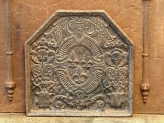 French Louis XIV Period 'Arms of France' Fireback / Backsplash, 17th Century