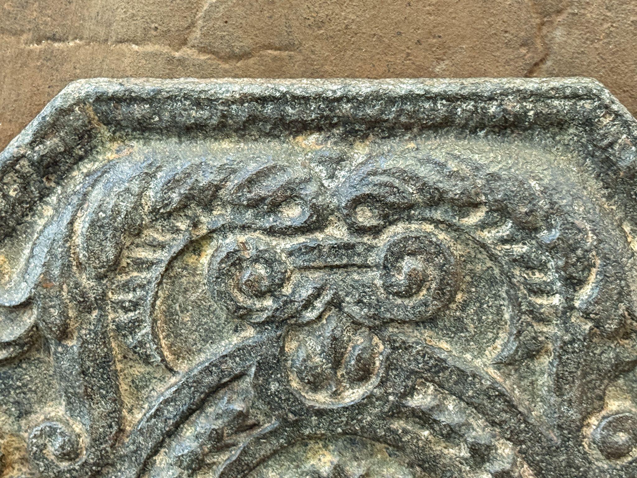 18th Century and Earlier French Louis XIV Period 'Arms of France' Fireback / Backsplash, 17th Century For Sale