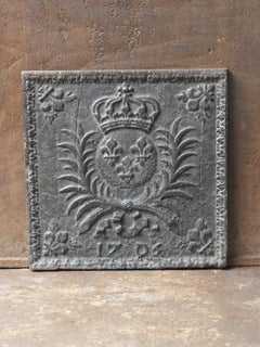 French Louis XIV Period 'Arms of France' Fireback / Backsplash