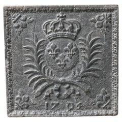French Louis XIV Period 'Arms of France' Fireback / Backsplash