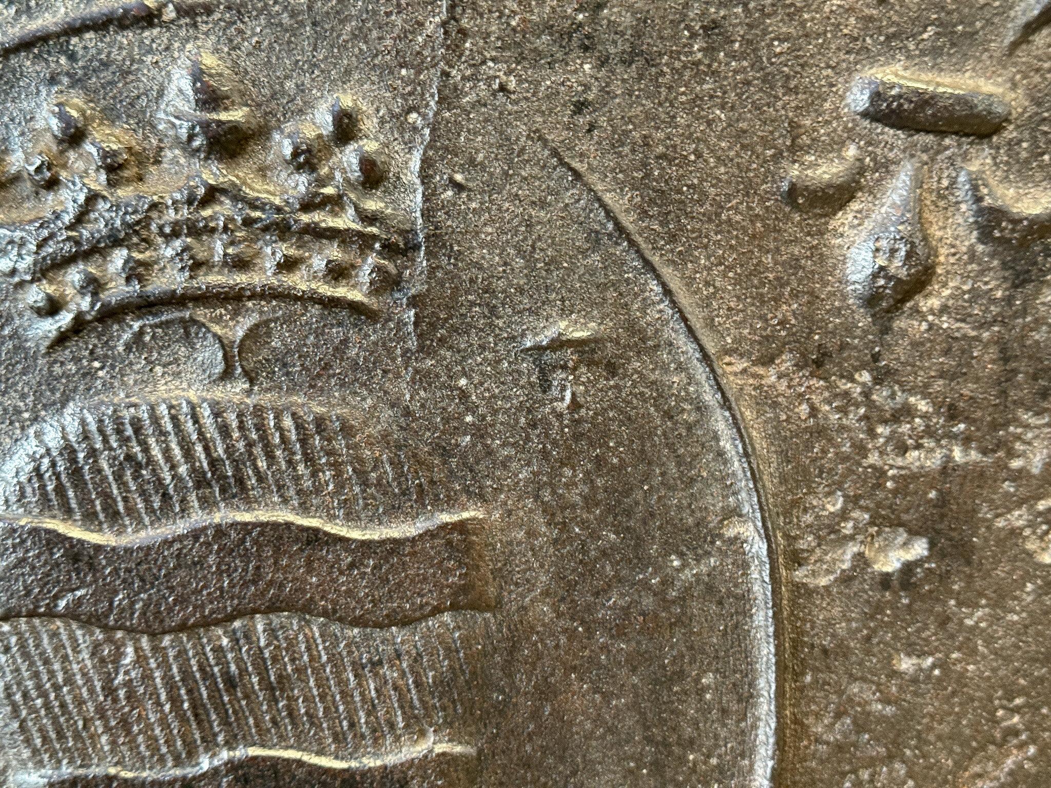 French Louis XIV Period 'Coat of Arms' Fireback / Backsplash, 17th Century For Sale 1