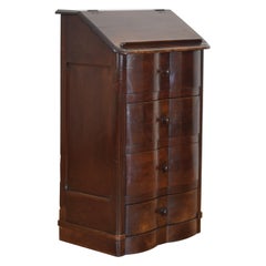 French Louis XIV Period Walnut Four-Drawer Bureau Commode, Early 18th Century