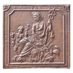 French Louis XIV Style 'Allegory of Peace' Fireback