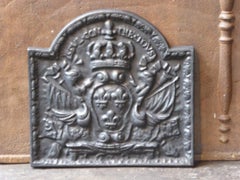 French Louis XIV Style 'Arms of France' Fireback