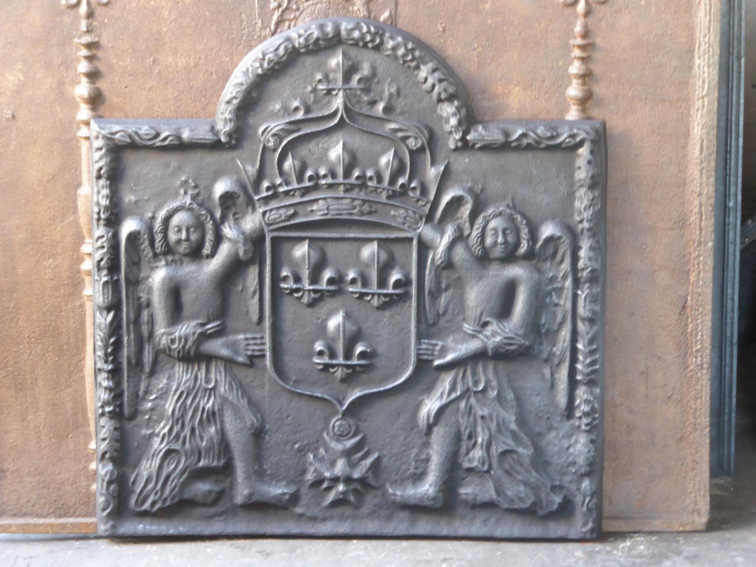 Coat of arms of the House of Bourbon, an originally French royal house that became a major dynasty in Europe. It delivered kings for Spain (Navarra), France, both Sicilies and Parma. Bourbon kings ruled France from 1589 up to the French revolution