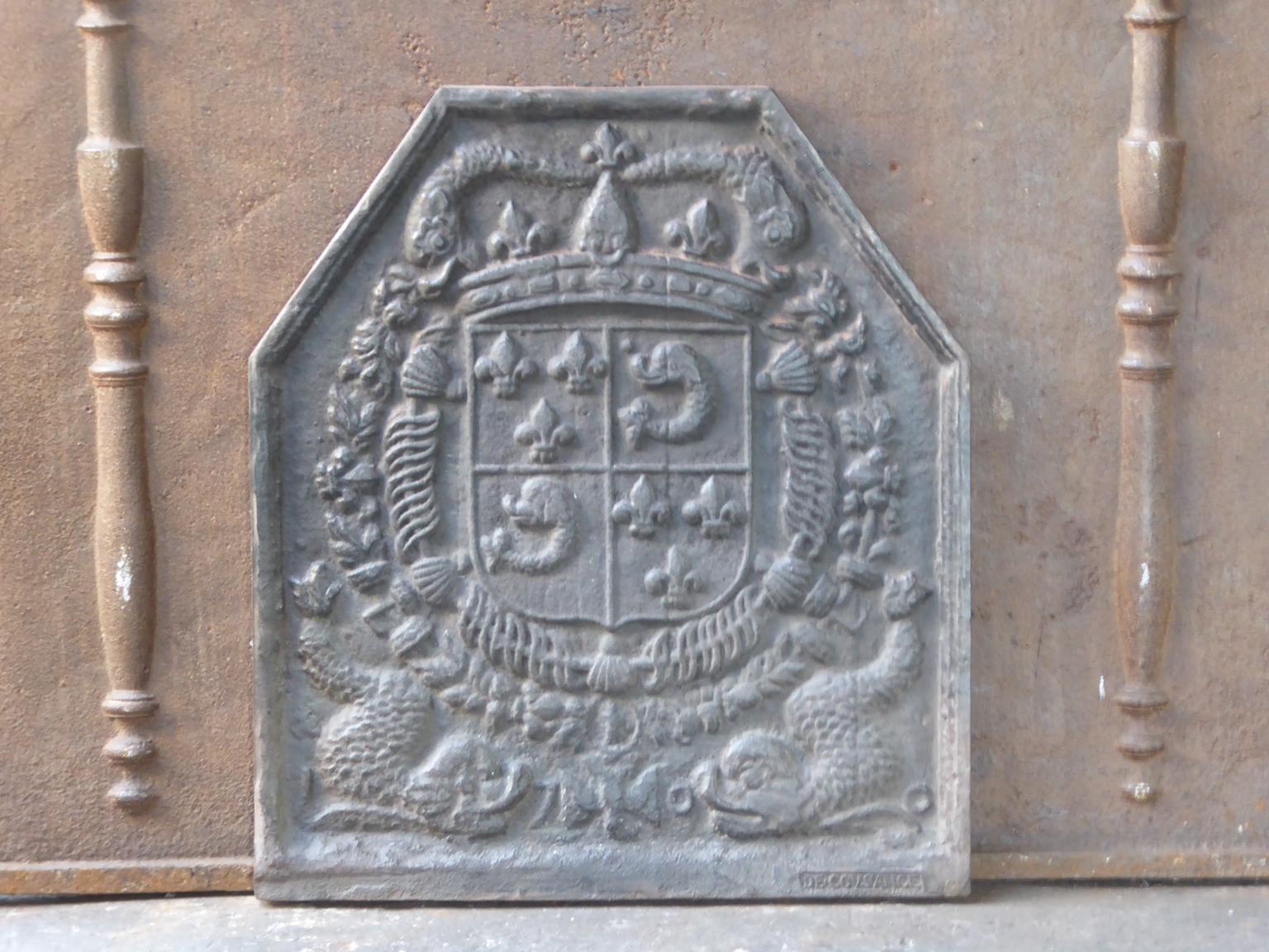 Coat of arms of the House of Bourbon, an originally French royal house that became a major dynasty in Europe. It delivered kings for Spain (Navarra), France, both Sicilies and Parma. Bourbon kings ruled France from 1589 up to the French revolution