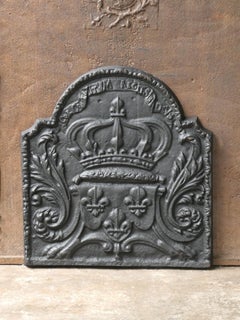 French Louis XIV Style 'Arms of France' Fireback