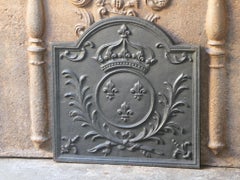 French Louis XIV Style 'Arms of France' Fireback