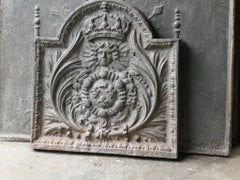 French Louis XIV Style 'Arms of France' Fireback / Backsplash