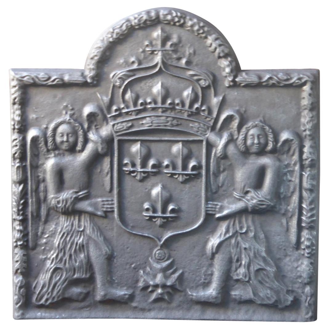 French Louis XIV Style 'Arms of France' Fireback