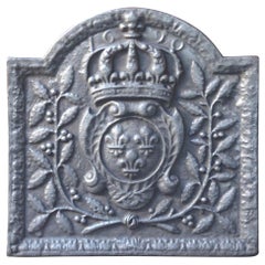 French Louis XIV Style 'Arms of France' Fireback