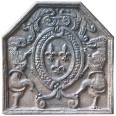 French Louis XIV Style 'Arms of France' Fireback