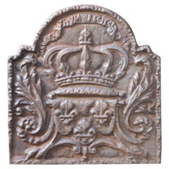 French Louis XIV Style 'Arms of France' Fireback