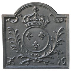 French Louis XIV Style 'Arms of France' Fireback