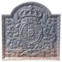French Louis XIV Style 'Arms of Lorraine' Fireback