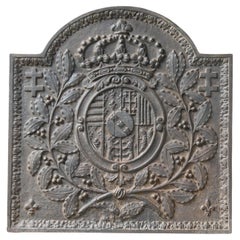 French Louis XIV Style 'Arms of Lorraine' Fireback