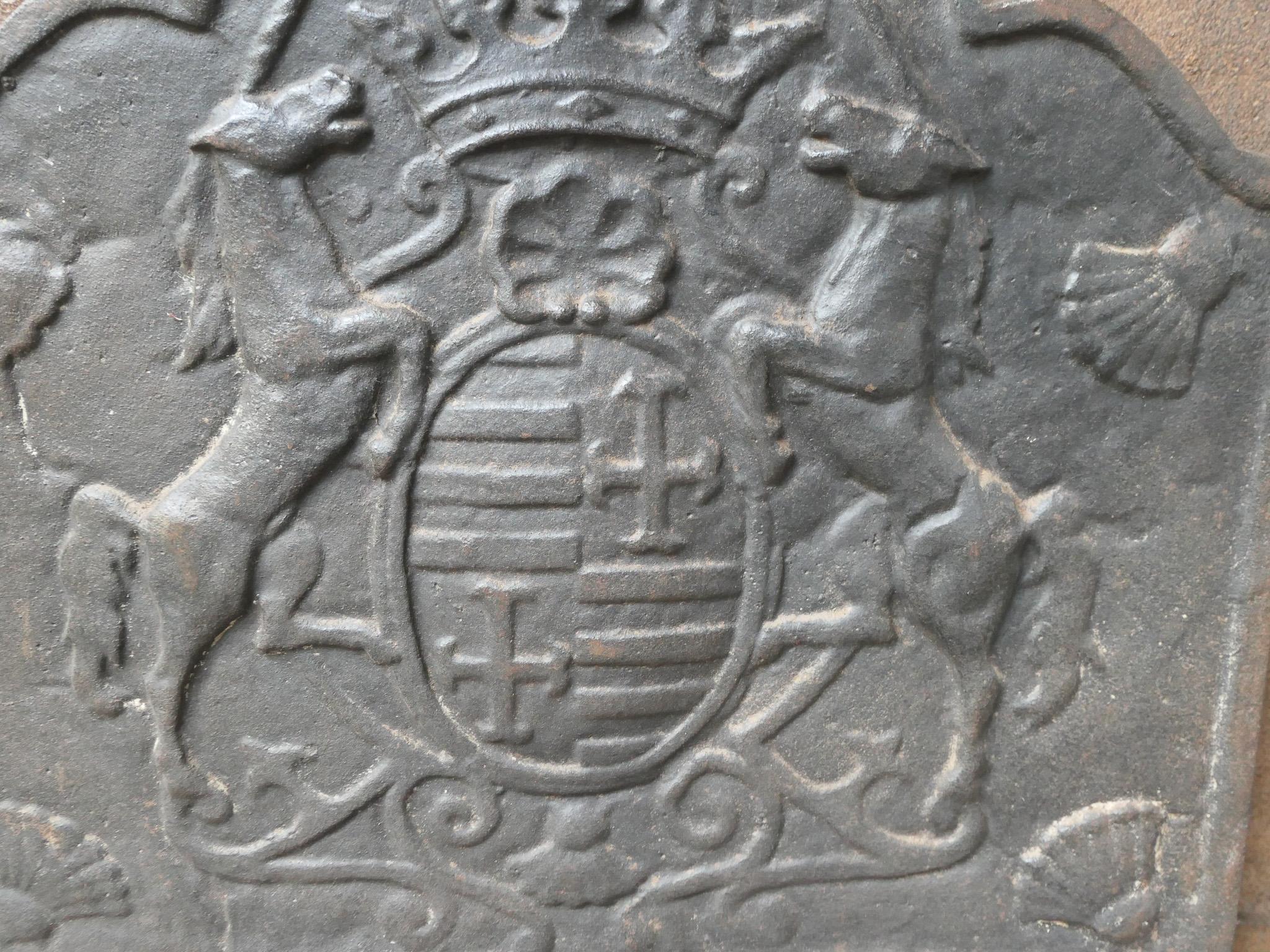 Französischer Wappenmantel im Louis XIV.-Stil, Kaminschirm/Rückenplash, 20. Jahrhundert im Angebot 5