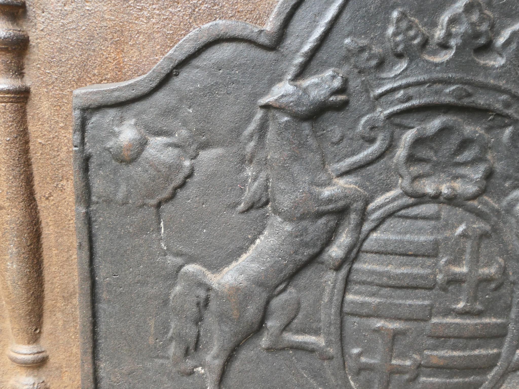 Französischer Wappenmantel im Louis XIV.-Stil, Kaminschirm/Rückenplash, 20. Jahrhundert im Angebot 6