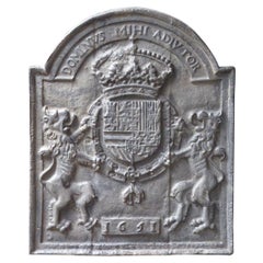 French Louis XIV Style 'Coat of Arms of Philip III of Spain' Fireback