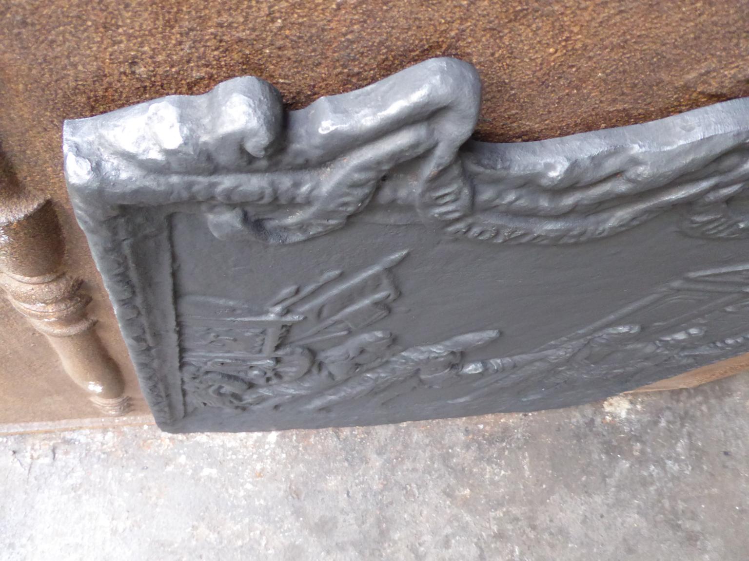 French Louis XIV Style Fireback / Backsplash 4