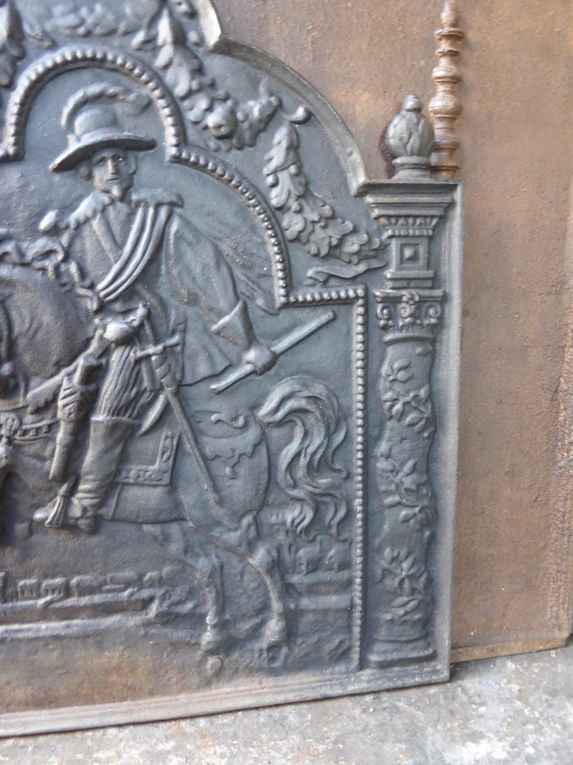 20th Century French Louis XIV Style Fireback