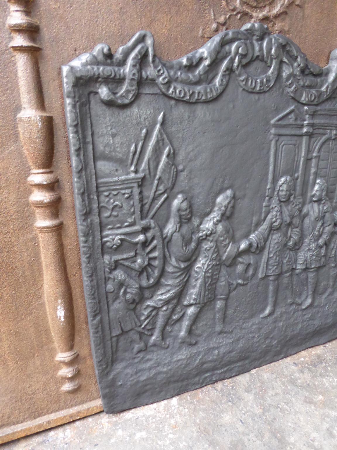 French Louis XIV Style Fireback / Backsplash 3