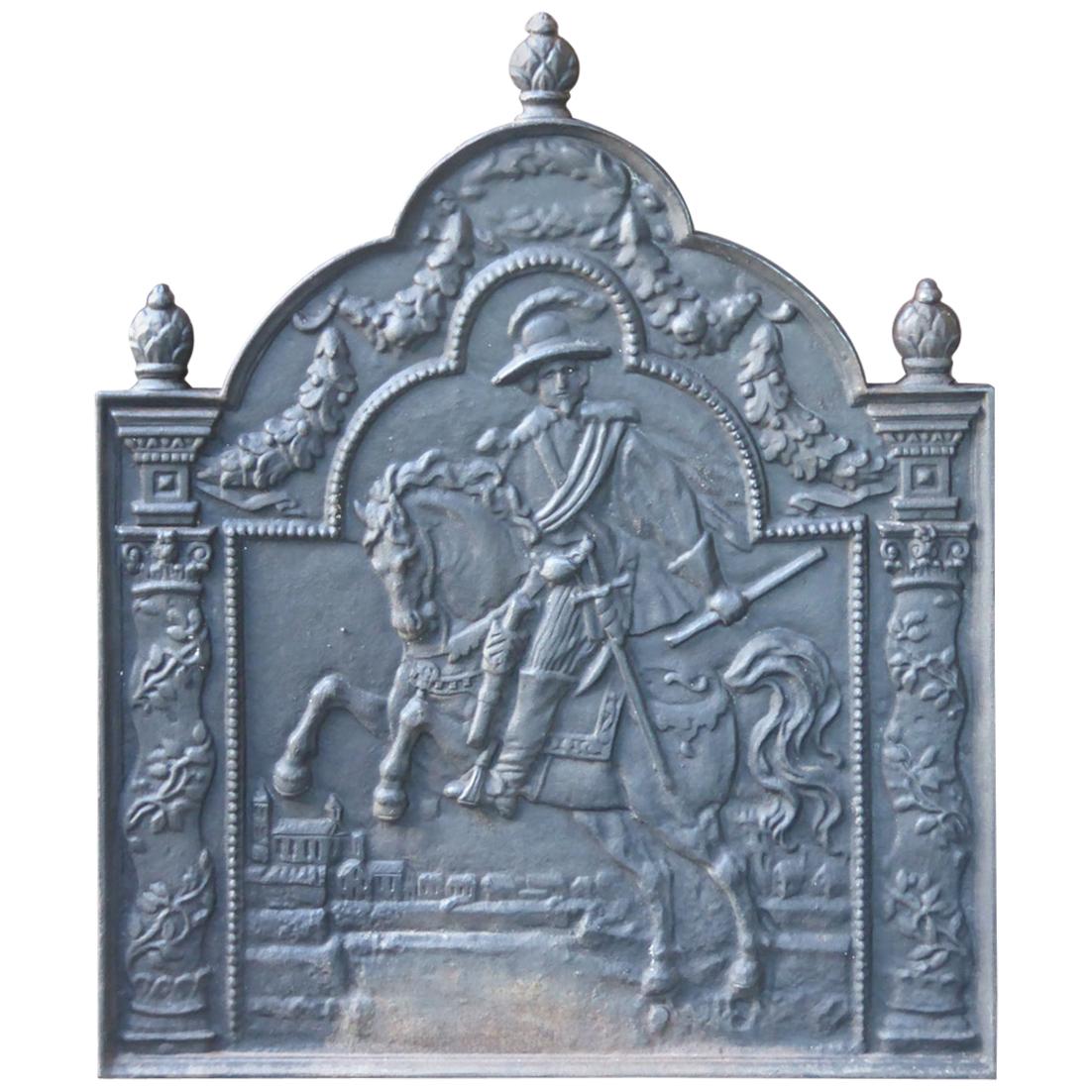 French Louis XIV Style Fireback