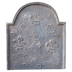 French Louis XIV Style 'Fleurs De Lys' Fireback
