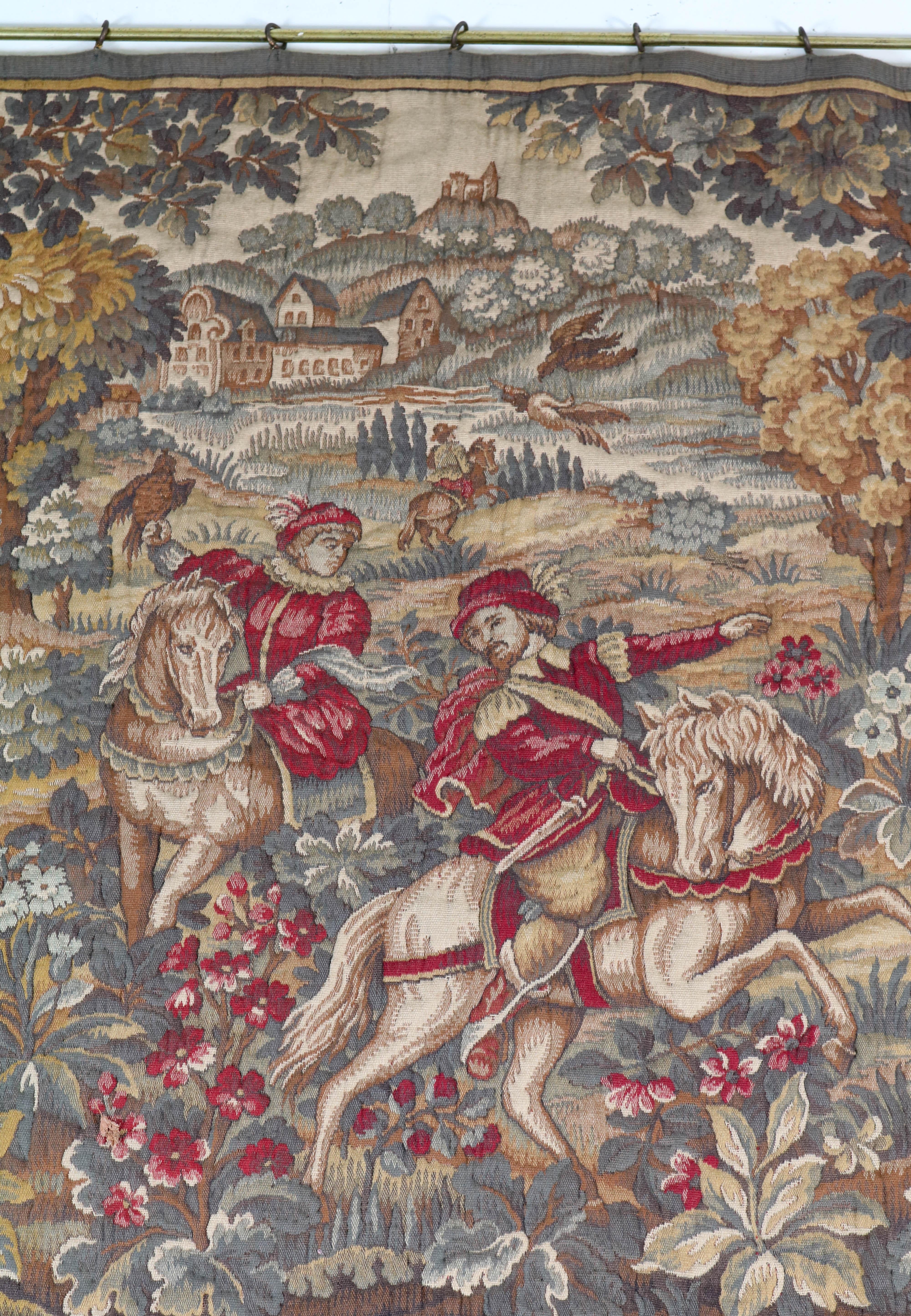 French Louis XIV Style Gobelin Wall Tapestry, 1930s In Good Condition In Amsterdam, NL