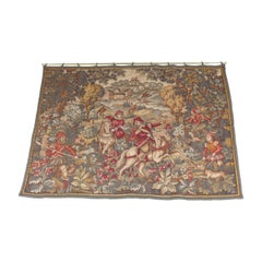 French Louis XIV Style Gobelin Wall Tapestry, 1930s