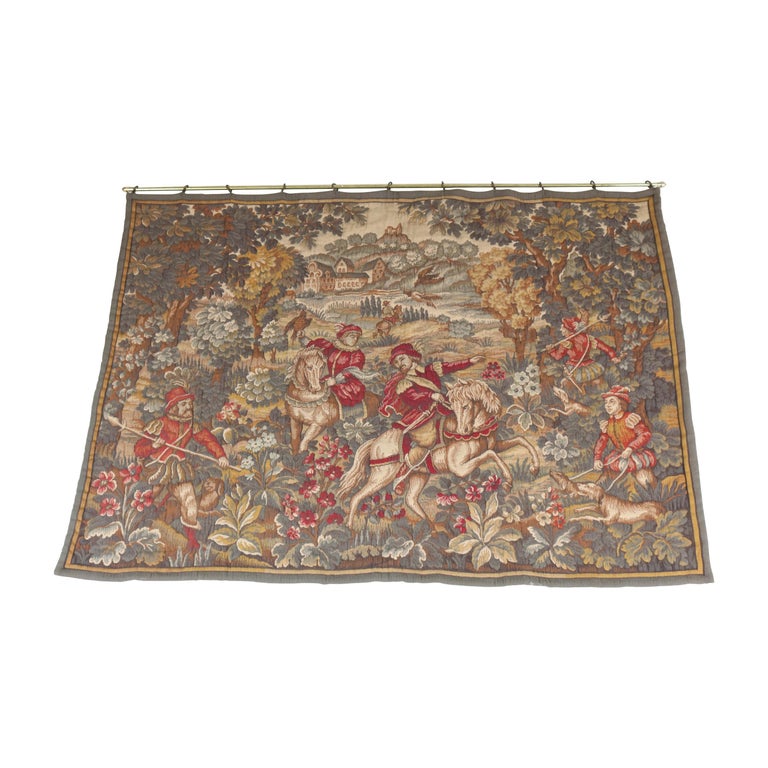 French Louis XIV Style Gobelin Wall Tapestry, 1930s For Sale at 1stDibs