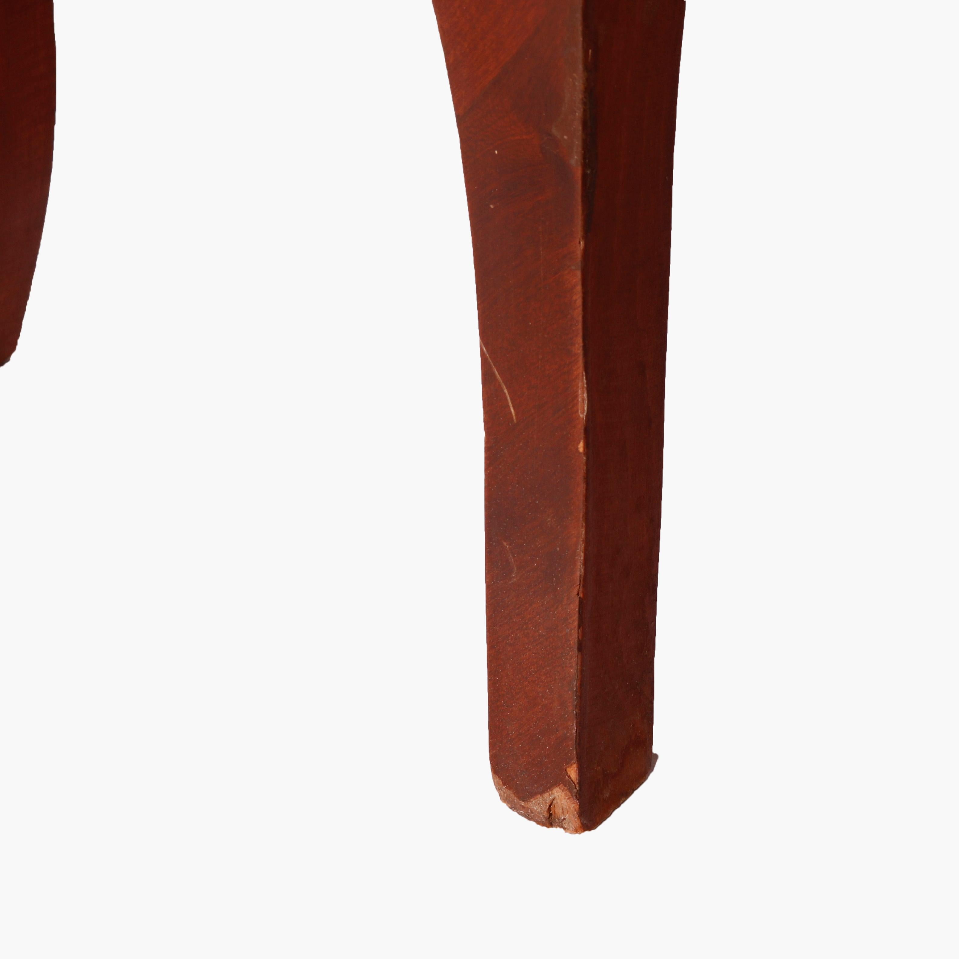 Französisches Veilchenholz im Louis XIV.-Stil, Intarsien aus Seidenholz, Marmor und Goldbronze, 20. Jahrhundert im Angebot 14