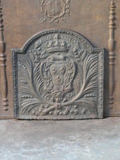 French Louis XIV Style 'Seul Contre Tous' Fireback / Backsplash
