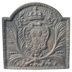 French Louis XIV Style 'Seul Contre Tous' Fireback / Backsplash