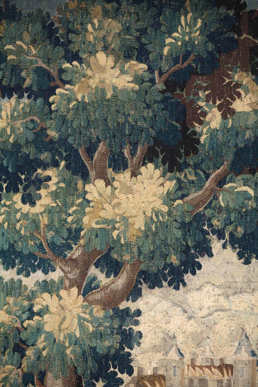 Tapisserie française Louis XIV Verdure, Aubusson, 1680 en vente 4