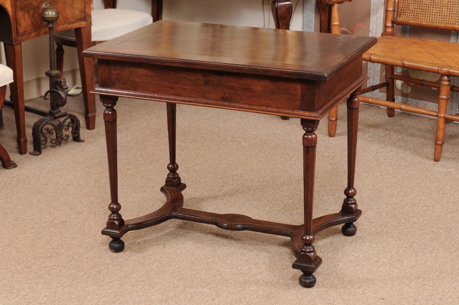 French Louis XIV Walnut Side Table, circa 1700 3