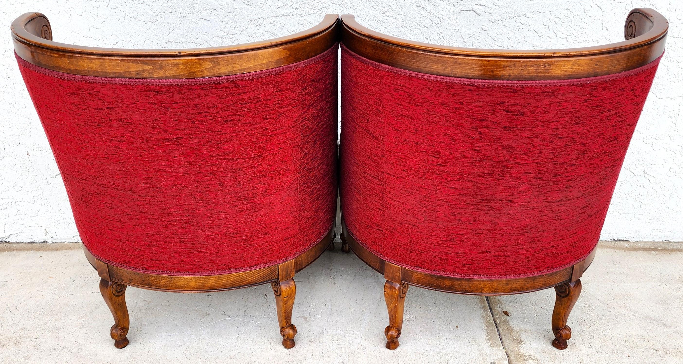 Pareja de sillones franceses Luis XV en venta 4