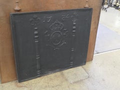 French Louis XV 'Arms of France' Fireback / Backsplash, 18th Century