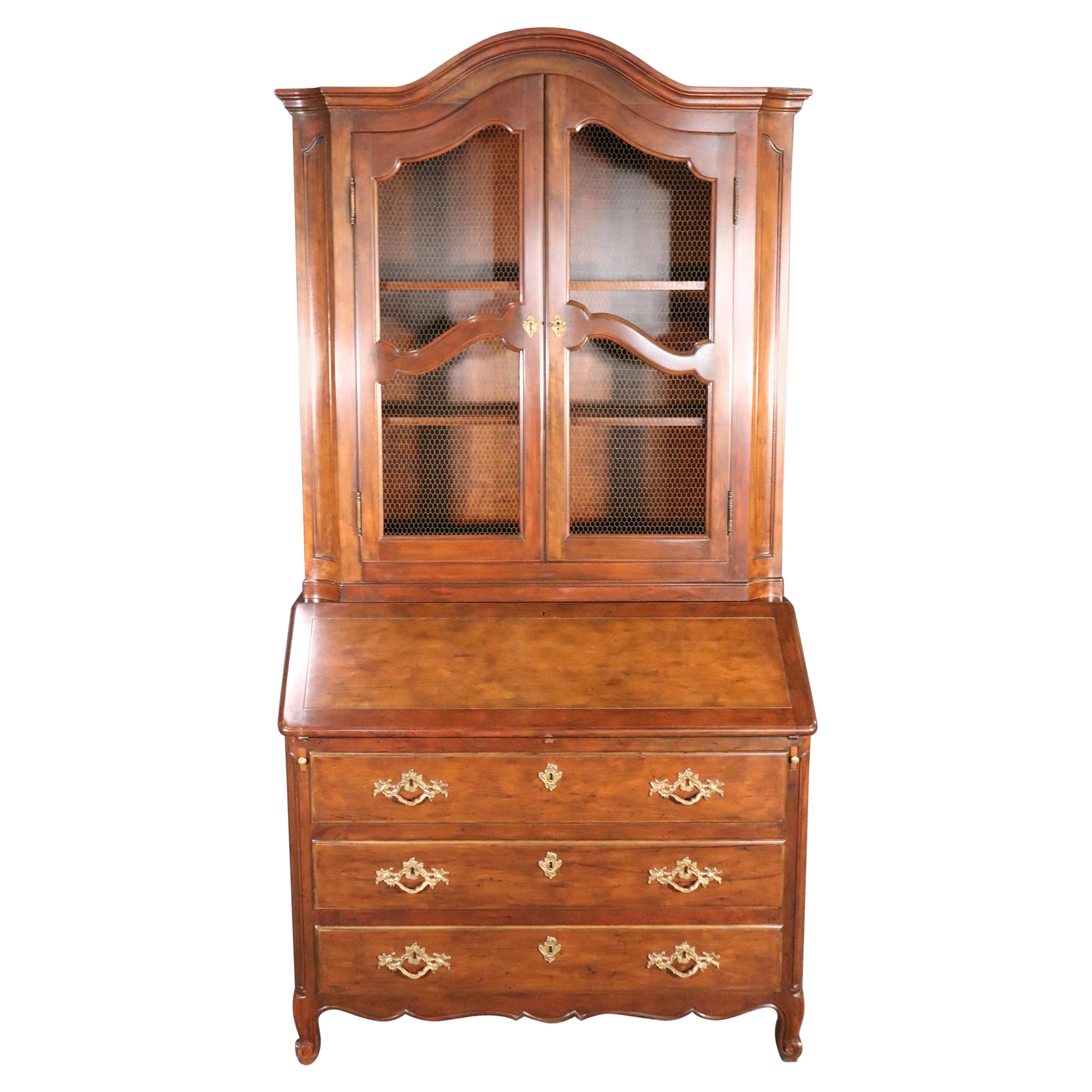 French Louis XV Baker Furniture Louis XV Secretary Desk Collector's Edition For Sale